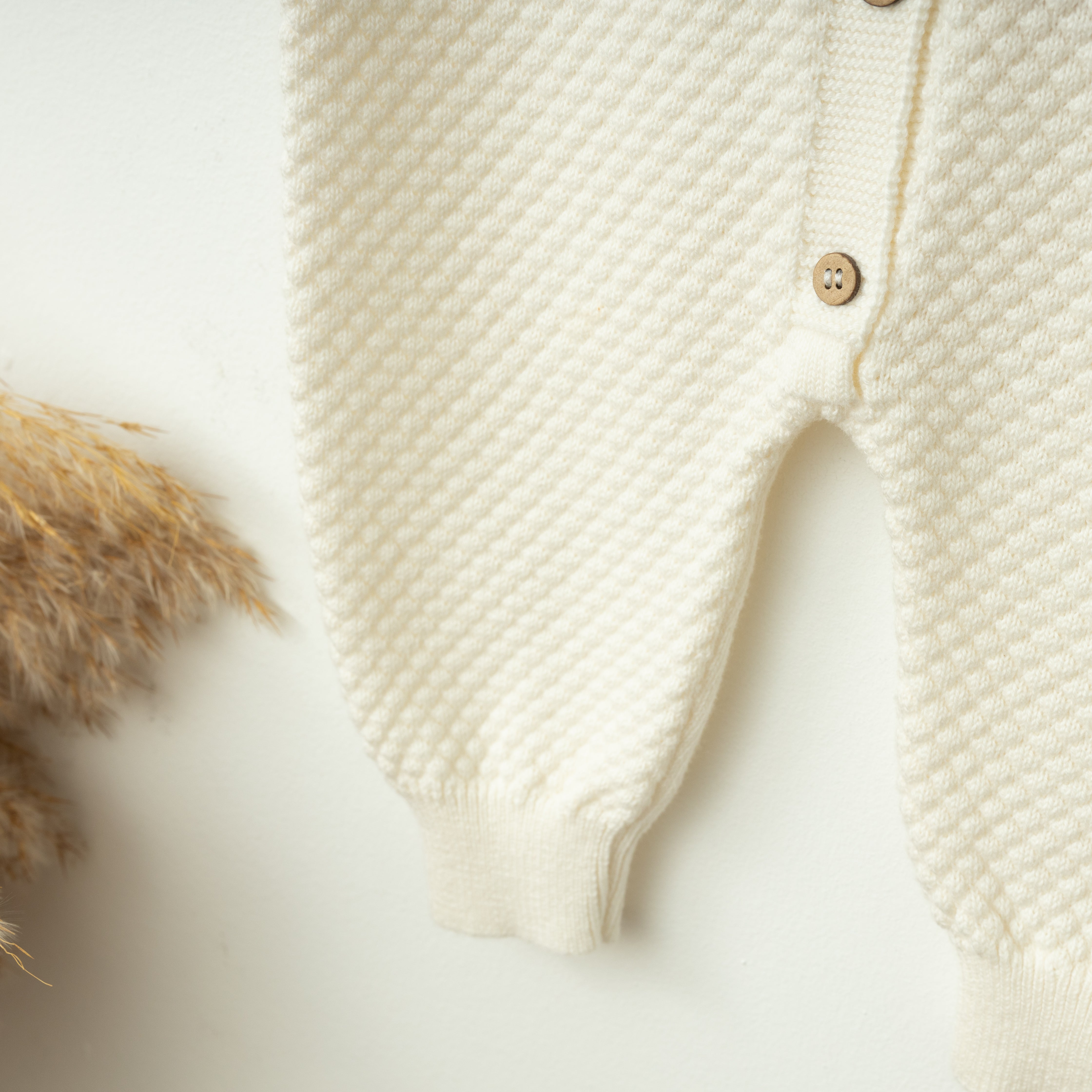 Honeycomb Nude Onesie & Beanie Set