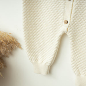Honeycomb Nude Onesie & Beanie Set
