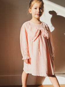 Belle Bow Dress - Pink