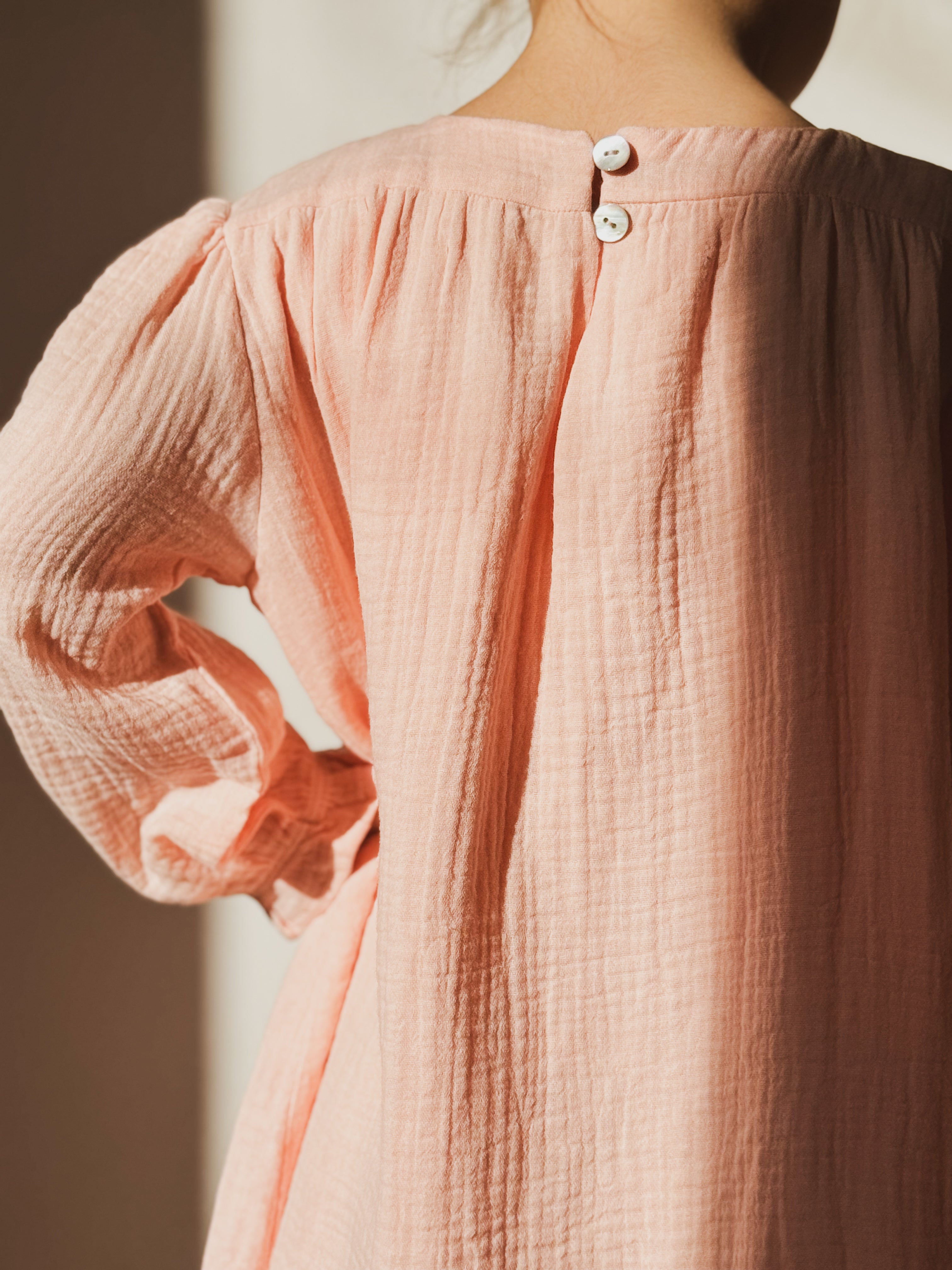 Belle Bow Dress - Pink