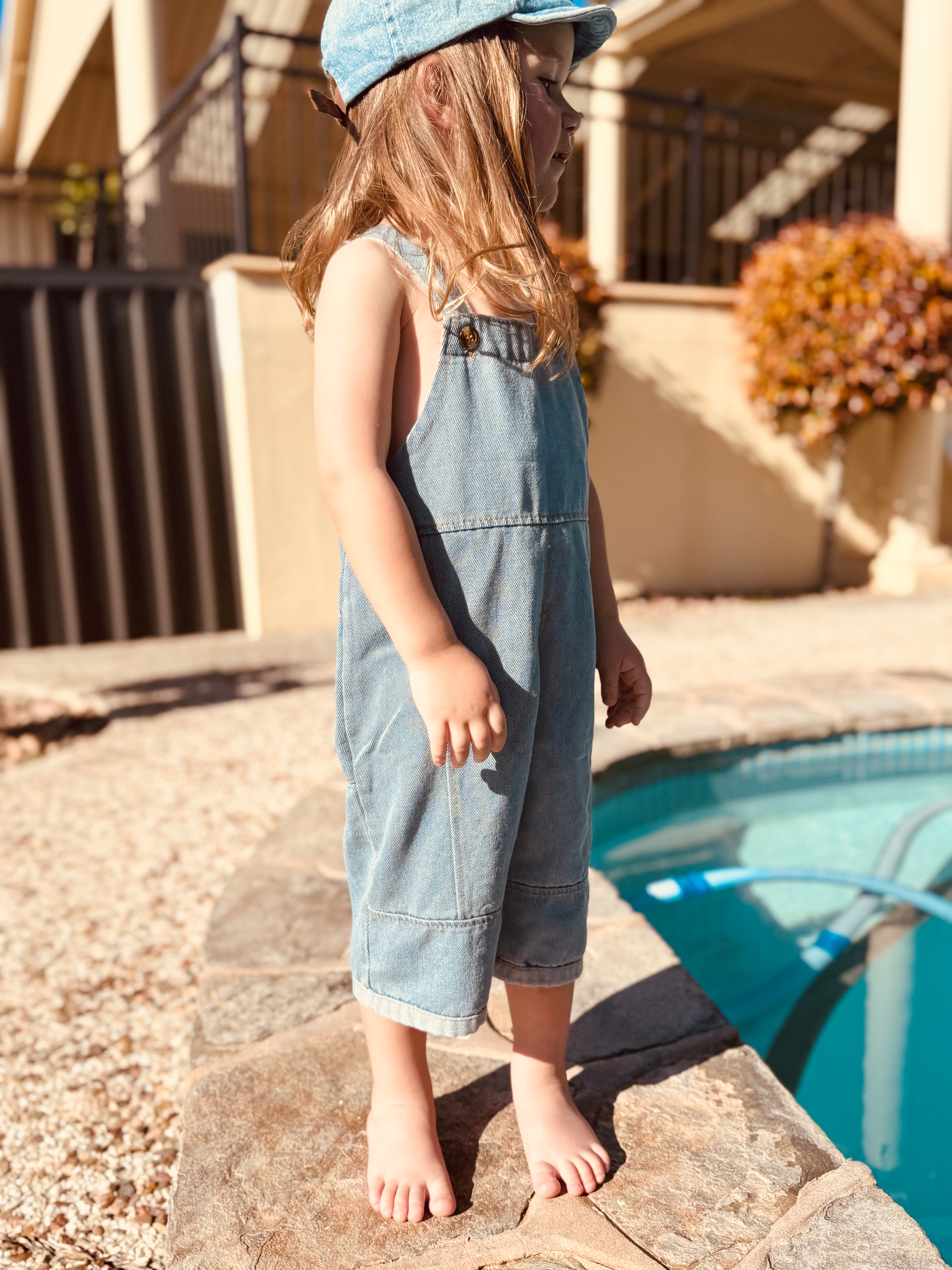 Seaside Oversized Overalls