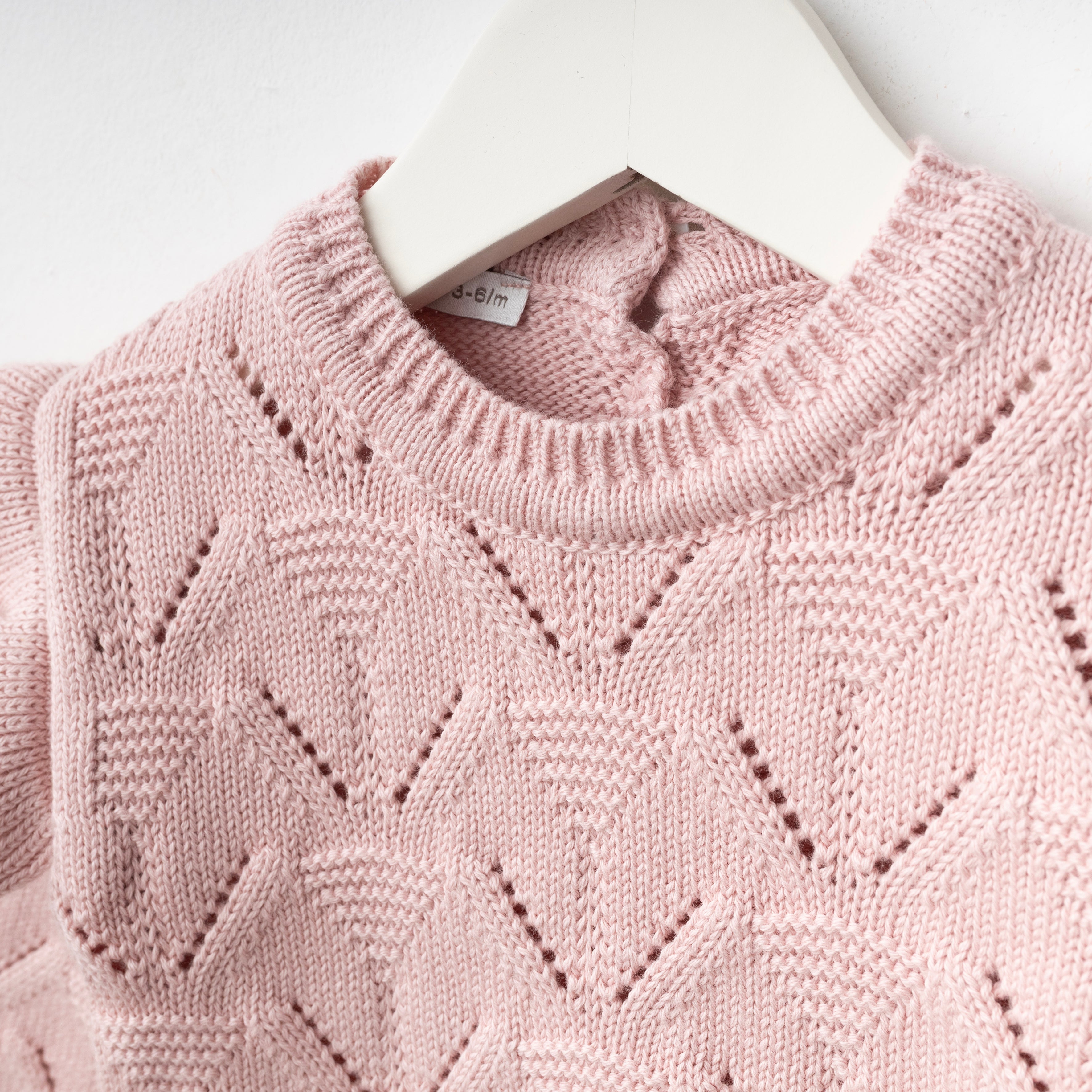 Frill Flare Chunky Set Dusty Pink