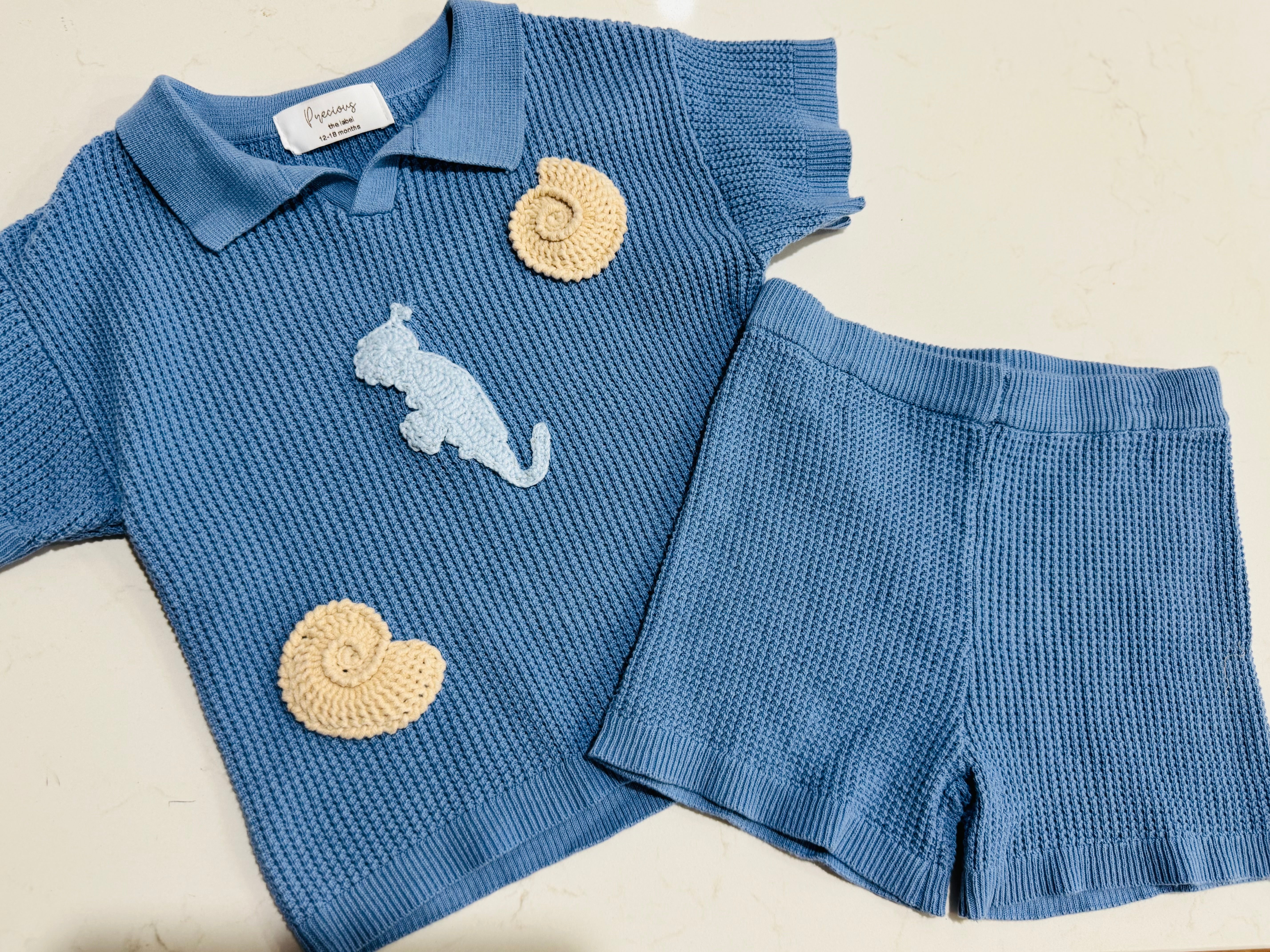 Seahorse Knit Set