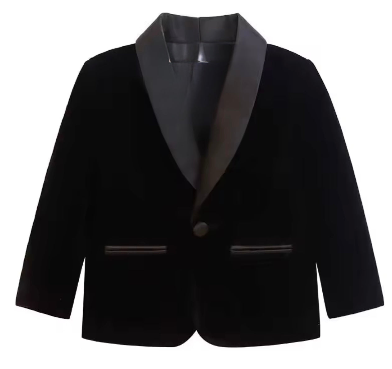Black Velvet Blazer
