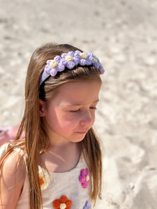 Flower Crown Headband Crochet - Handmade