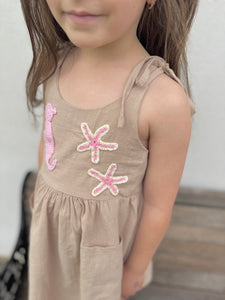 Seahorse Tie Crochet Dress