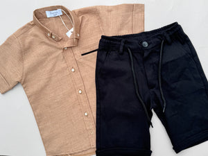 Cappuccino Shirt Set