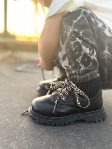 Hiker Boot Leopard Lace