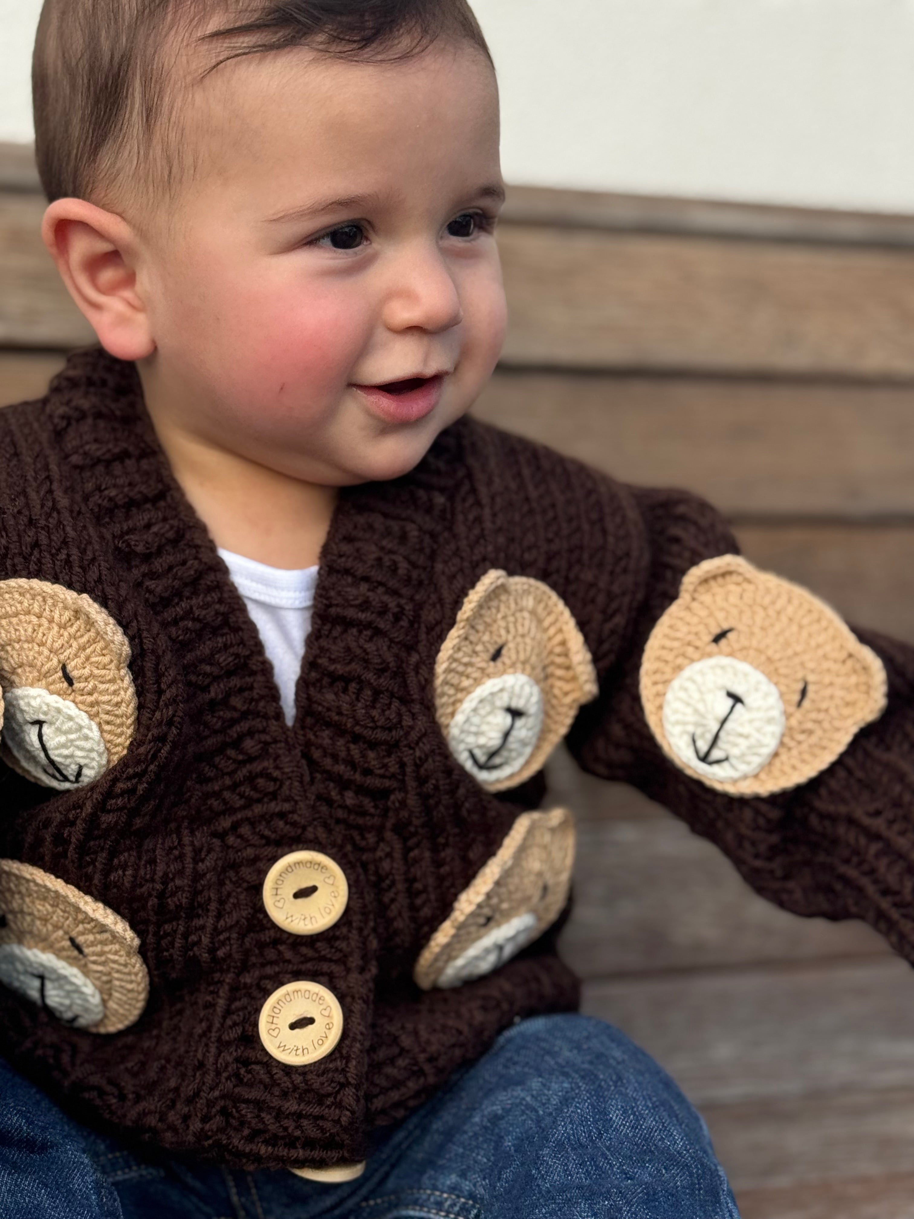 Chocolate Teddy - Handmade Knit