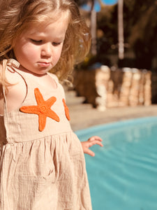 Coral Shell Dress Crochet