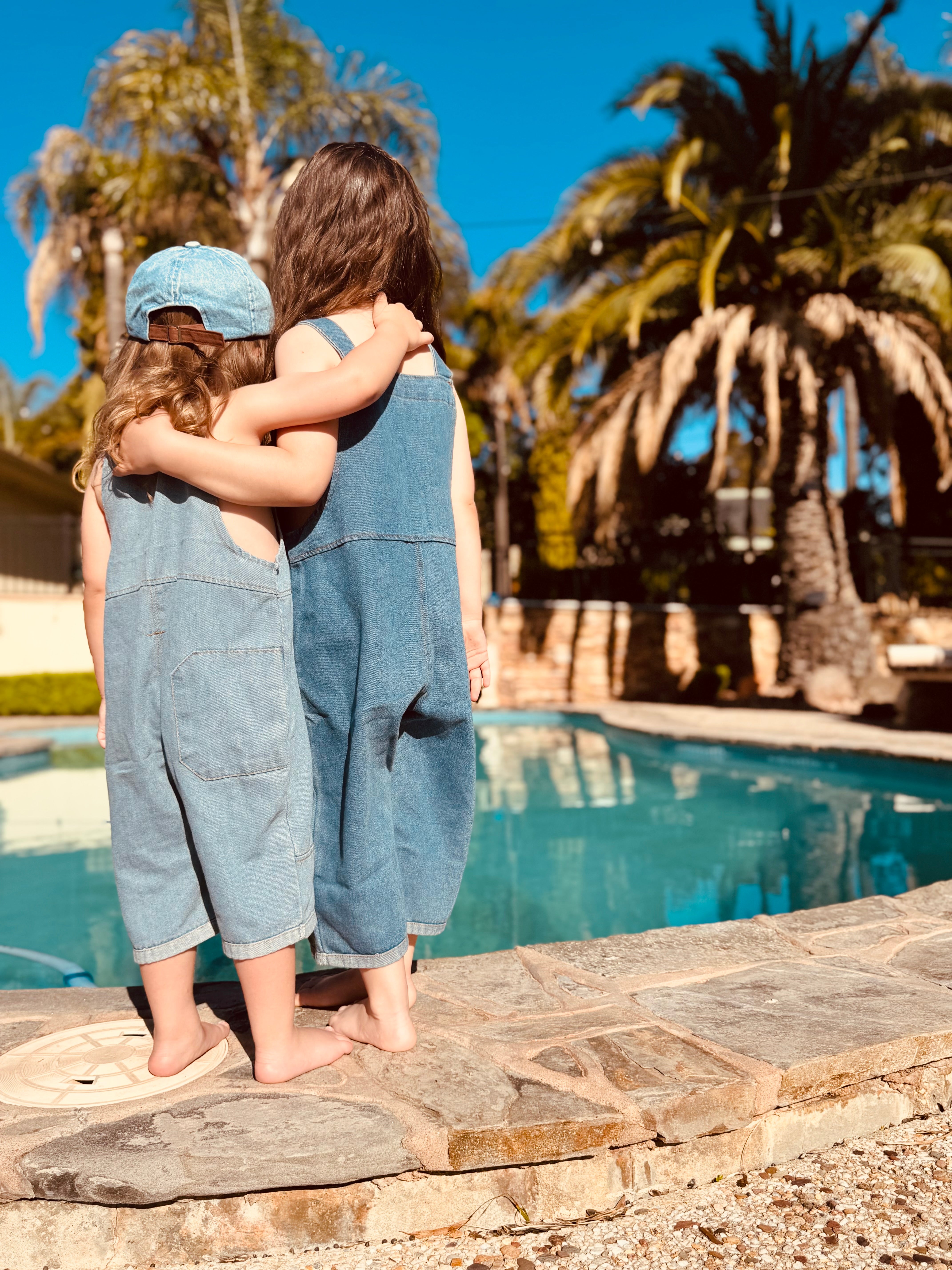 Seaside Oversized Overalls