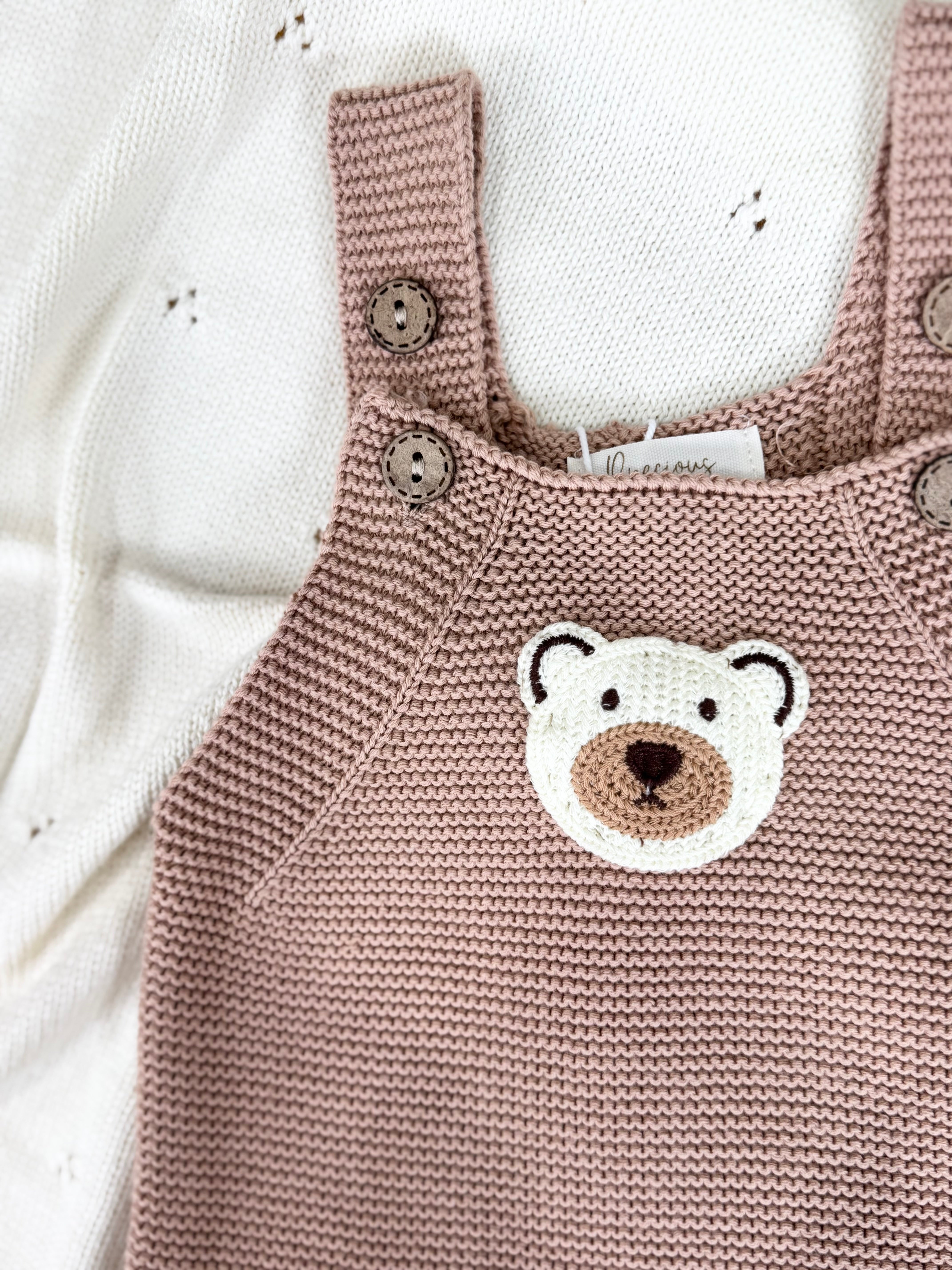 Bear Crochet Romper - Handmade
