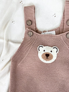 Bear Crochet Romper - Handmade