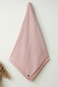 Cotton Blanket Dusty Pink Large