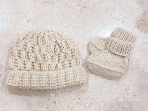 Precious Beanie & Bootie Set