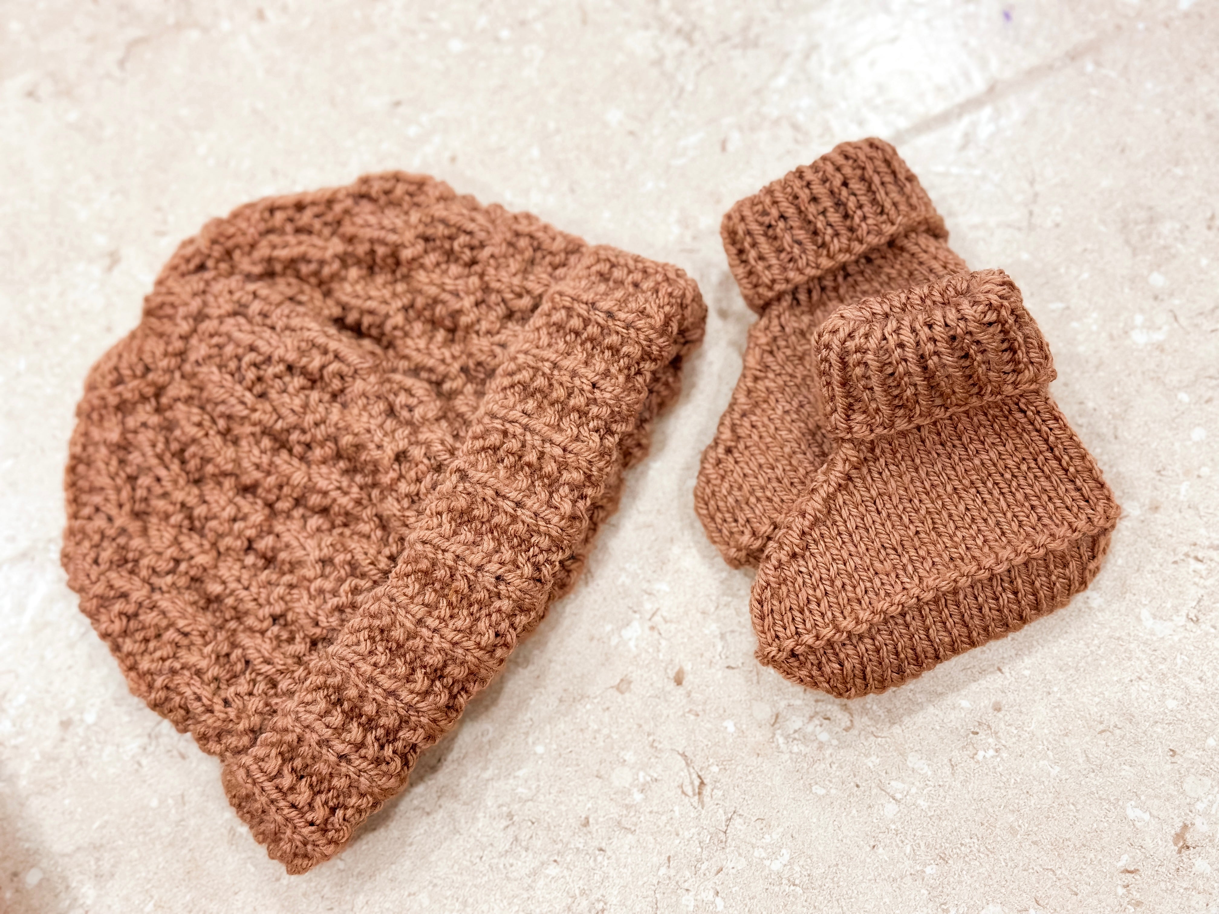 Precious Beanie & Bootie Set