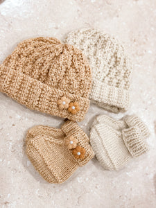Precious Beanie & Bootie Set