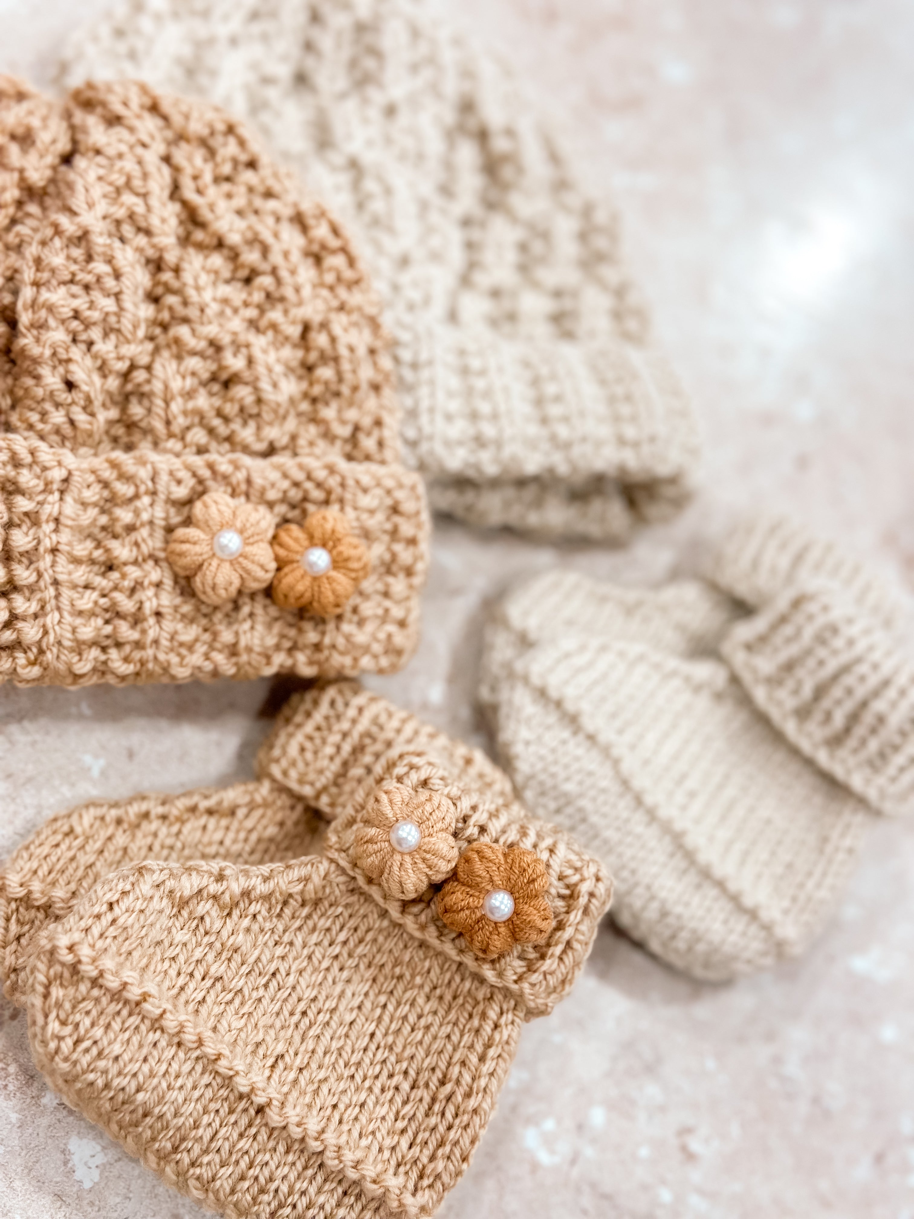 Precious Beanie & Bootie Set