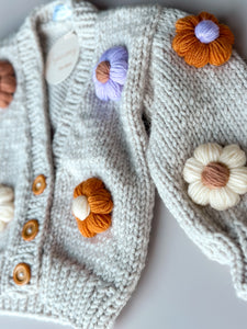Adult Daisy Cardigan - Handmade Knit