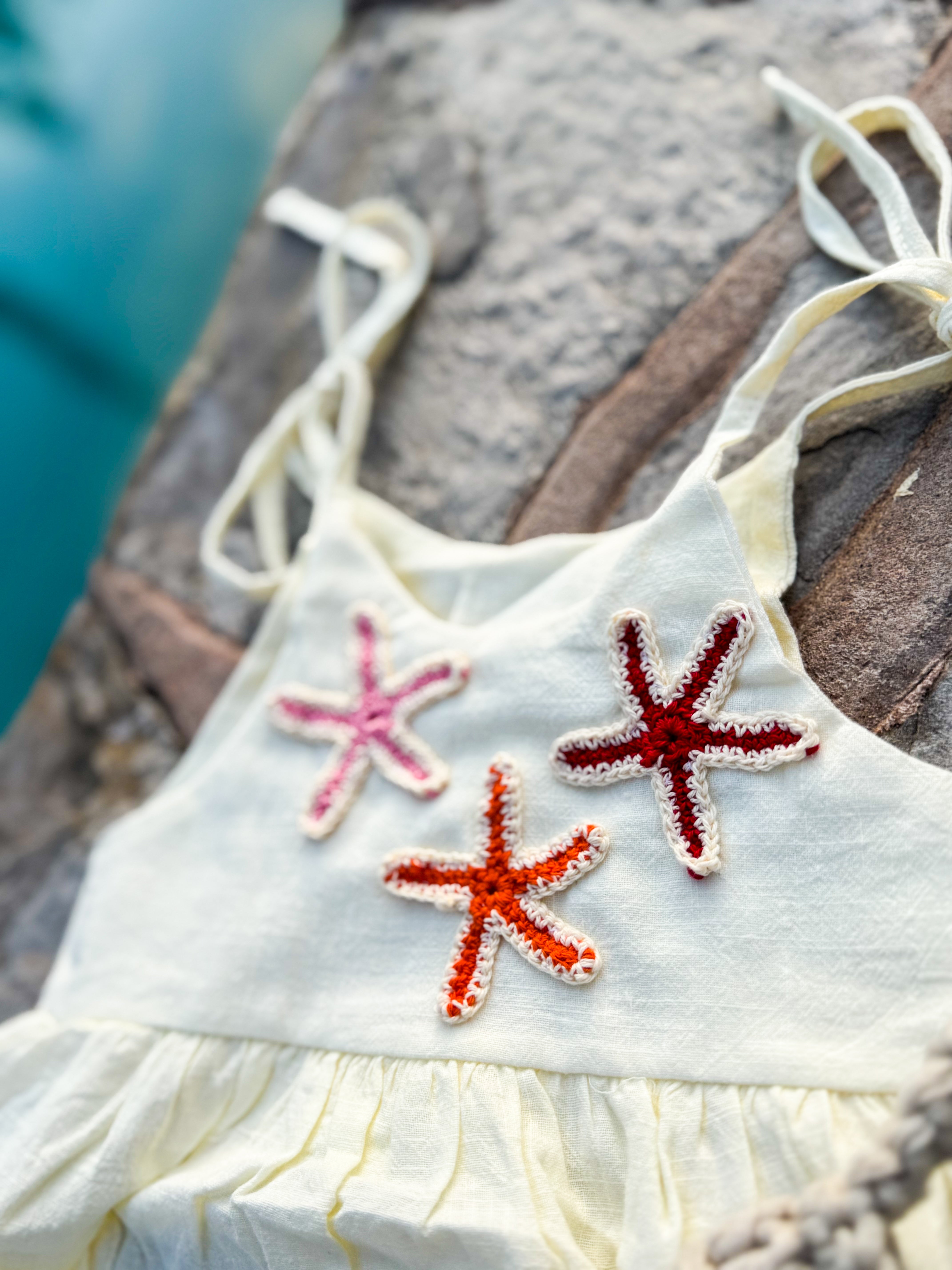 Starfish Tie Crochet Dress