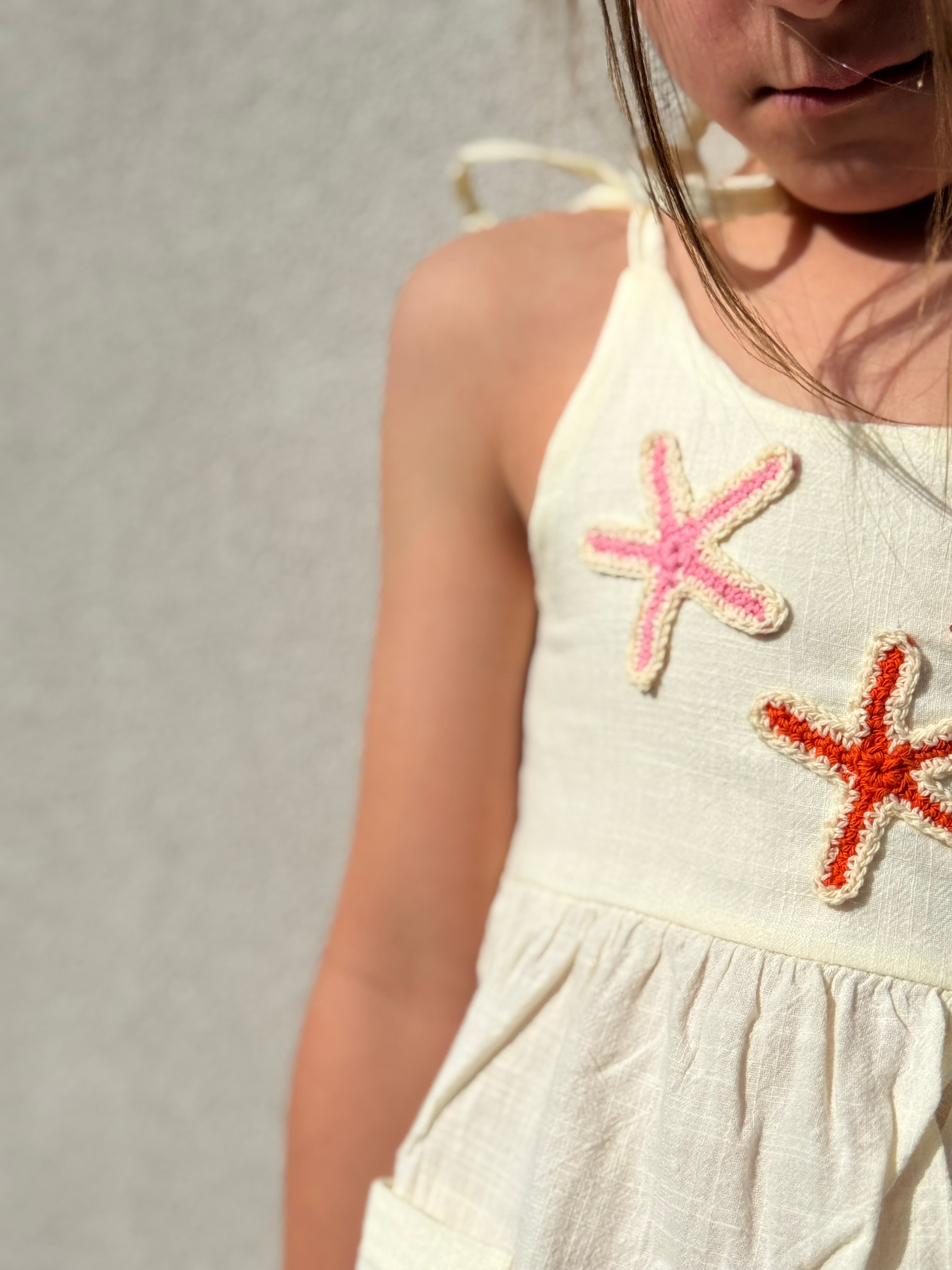 Starfish Tie Crochet Dress
