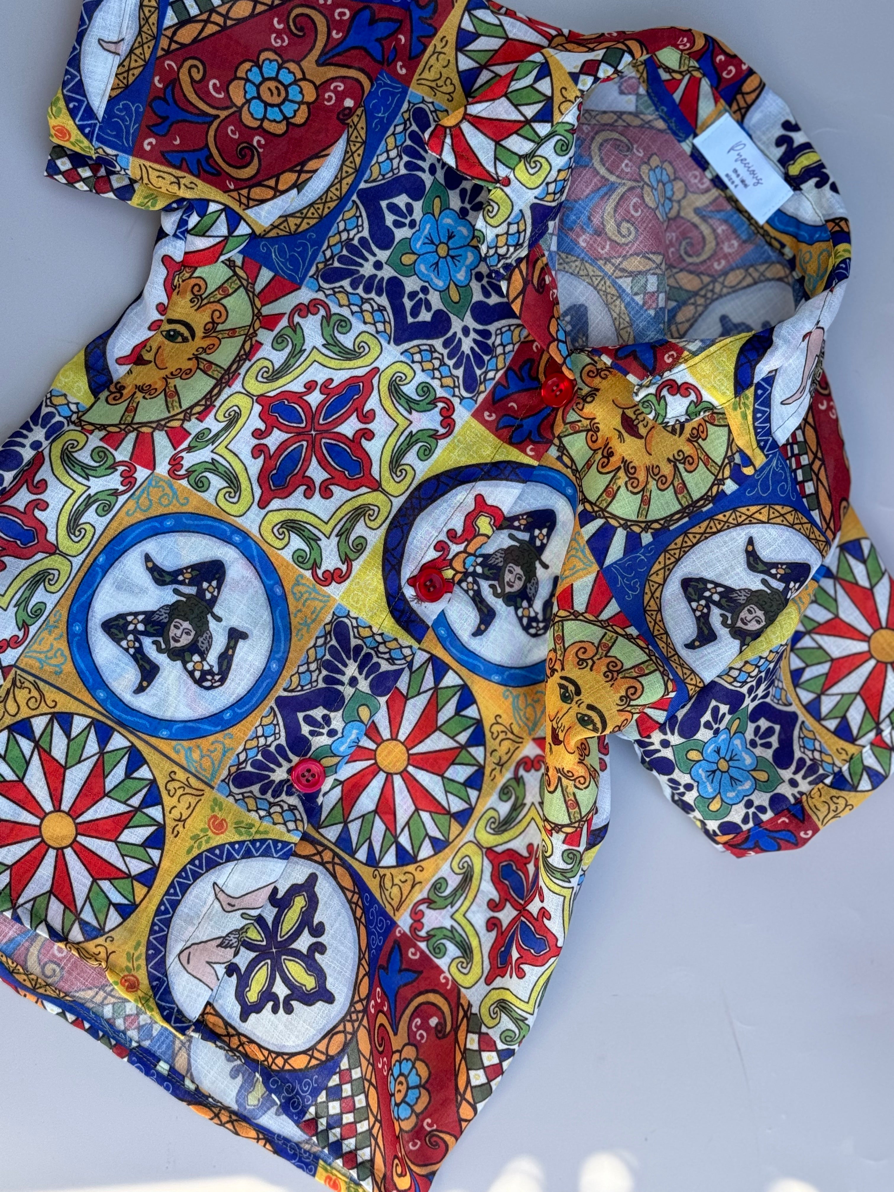 Sicilian Shirt - Oversized Handmade