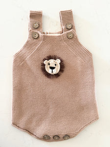 Lion Crochet Romper - Handmade
