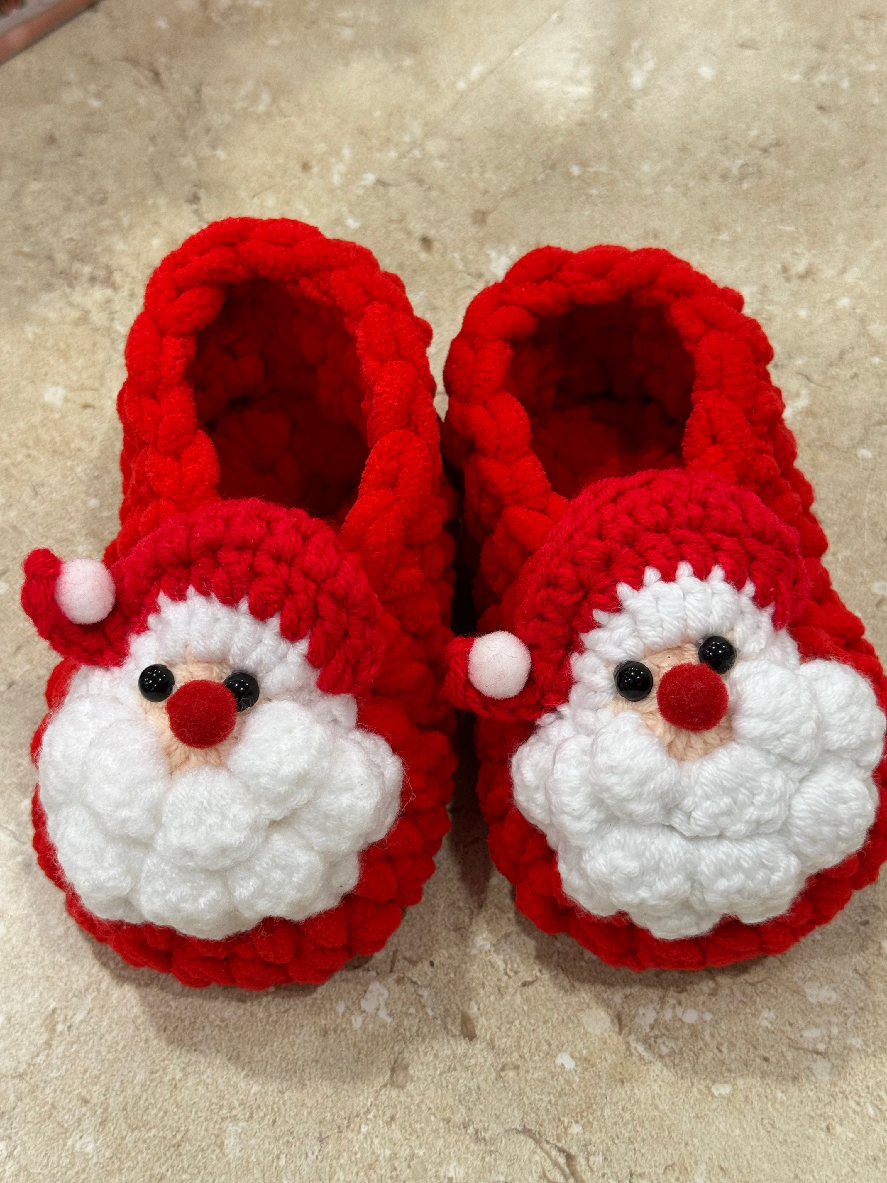 Santa Booties Handmade