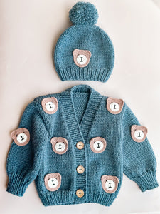 Theodore Bear Beanie - Handmade Knit