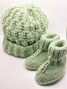 Precious Beanie & Bootie Set