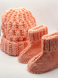 Precious Beanie & Bootie Set