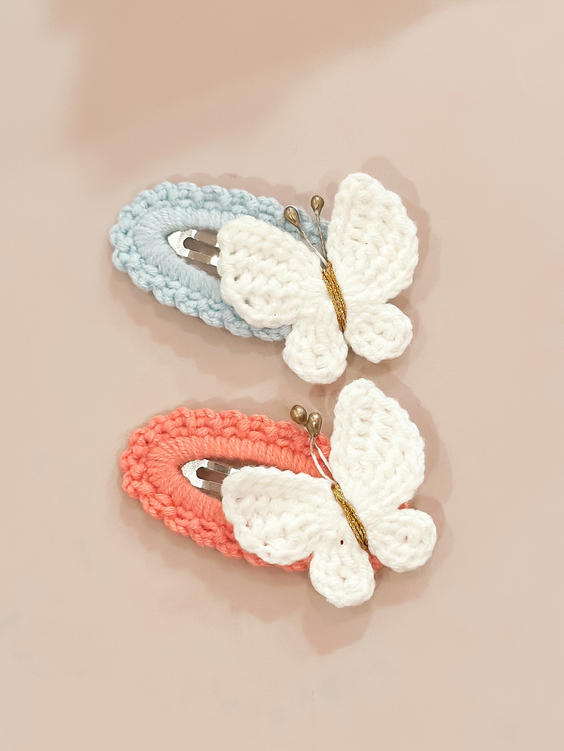 Butterfly Crochet Clip - Handmade