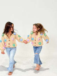 Daisy Cardigan - Brights Handmade Knit