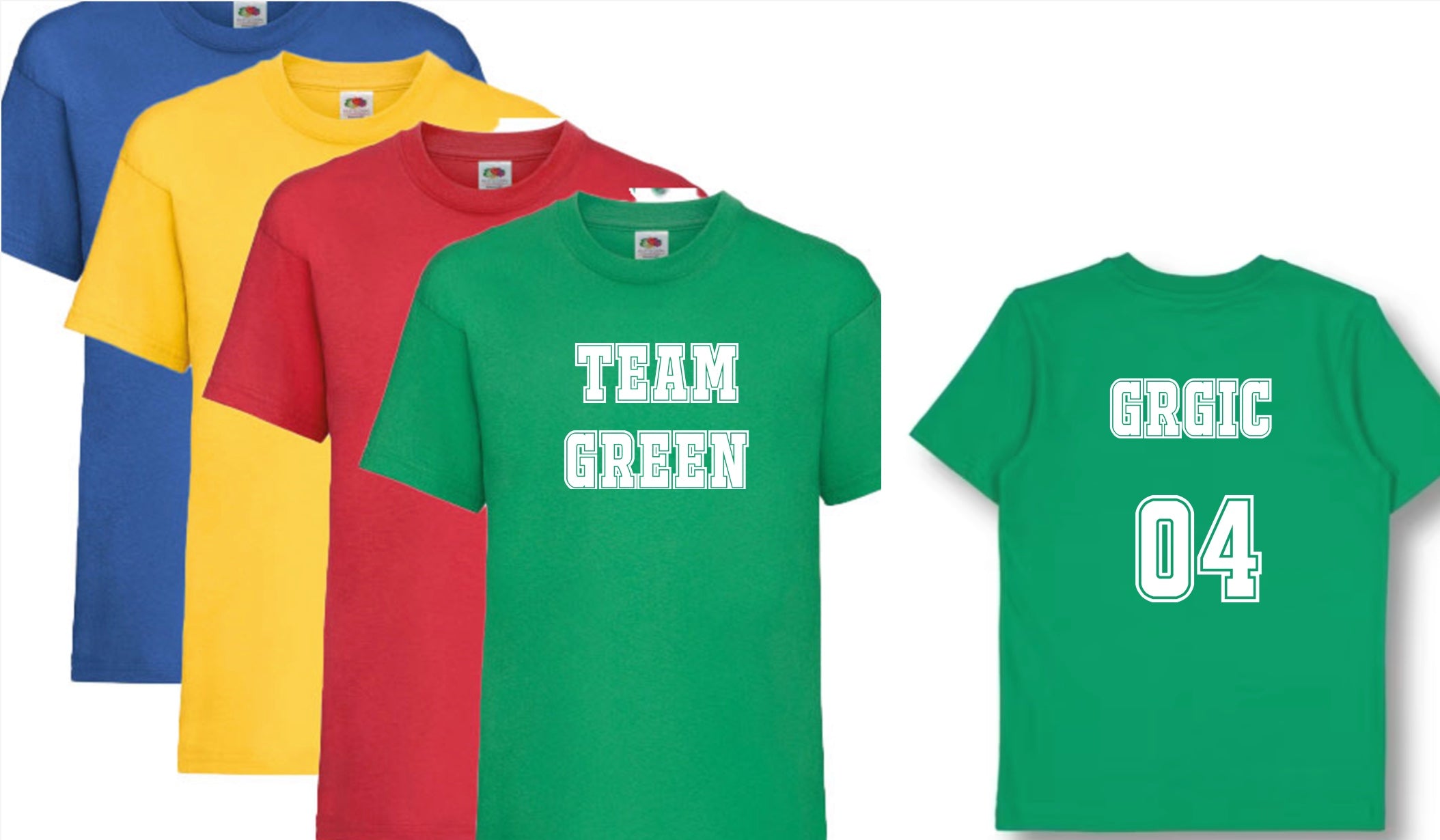 SPORTS DAY T-SHIRTS - CUSTOM