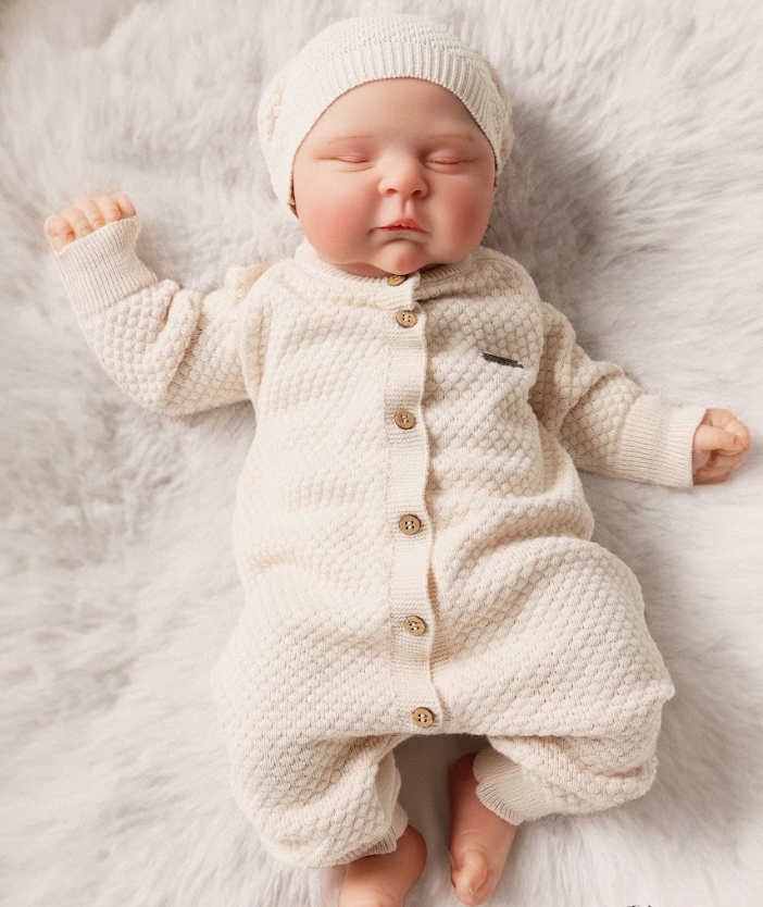 Honeycomb Nude Onesie & Beanie Set