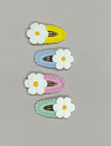 Flower Crochet Clip - Handmade