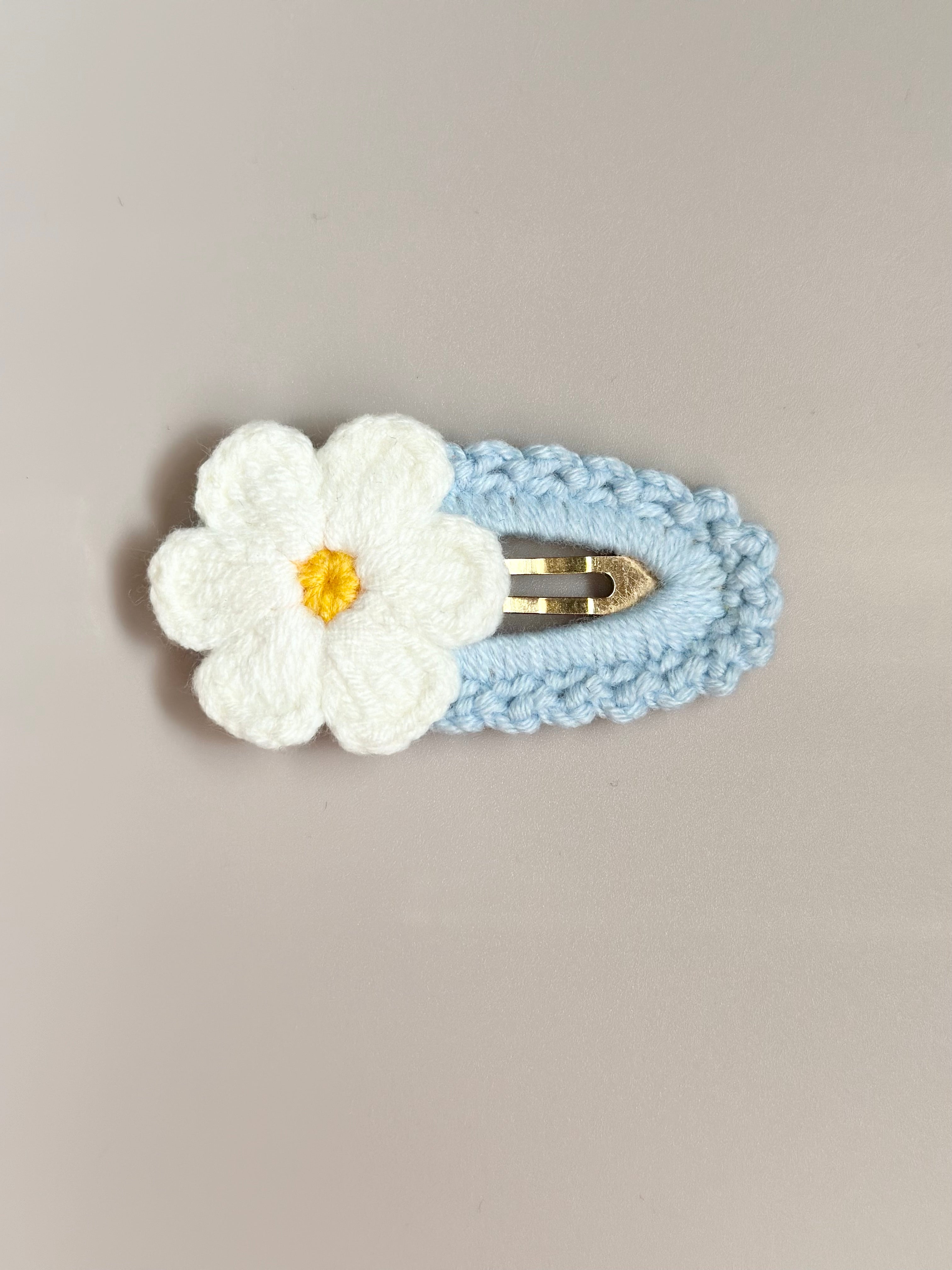 Flower Crochet Clip - Handmade