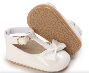 Bella Patent Shoes - White