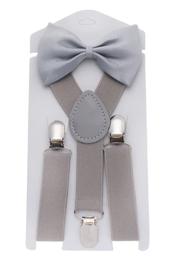 Bow Tie & Suspender Set