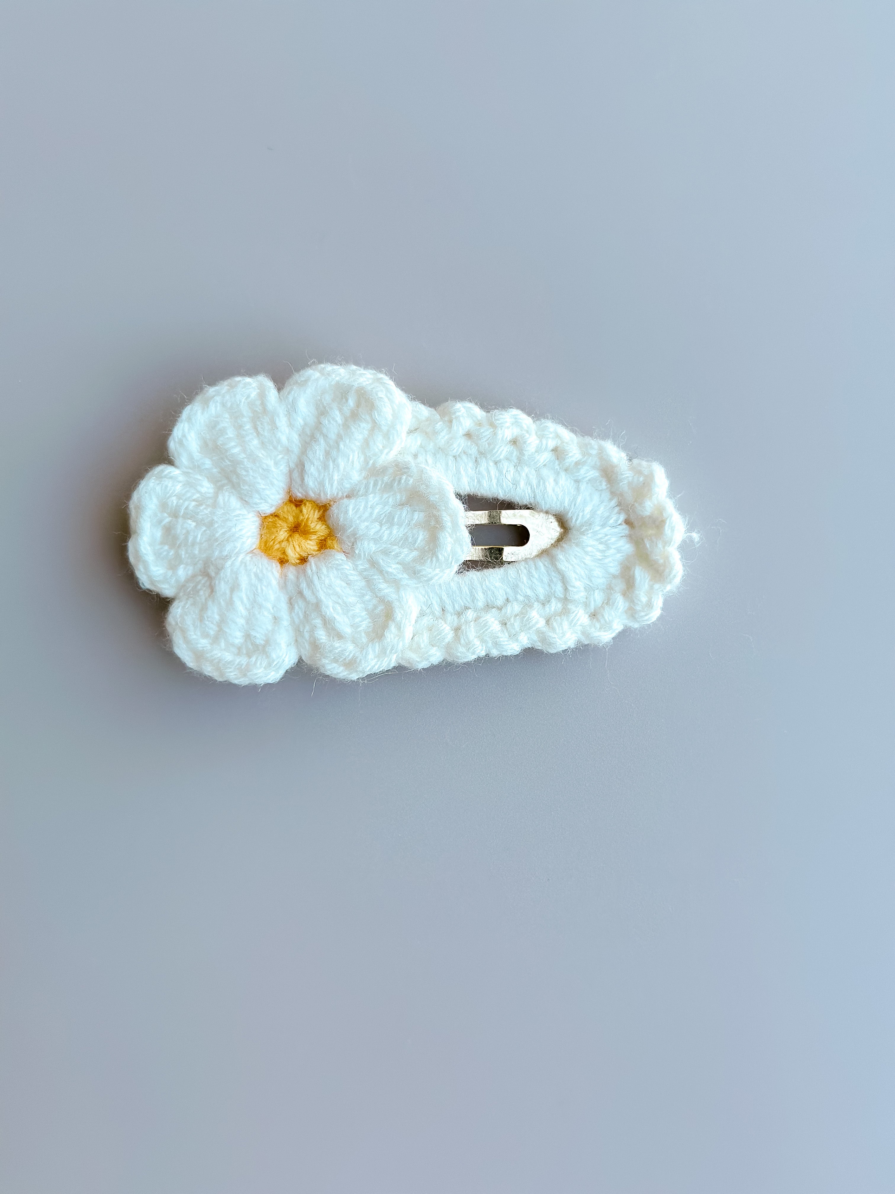 Flower Crochet Clip - Handmade